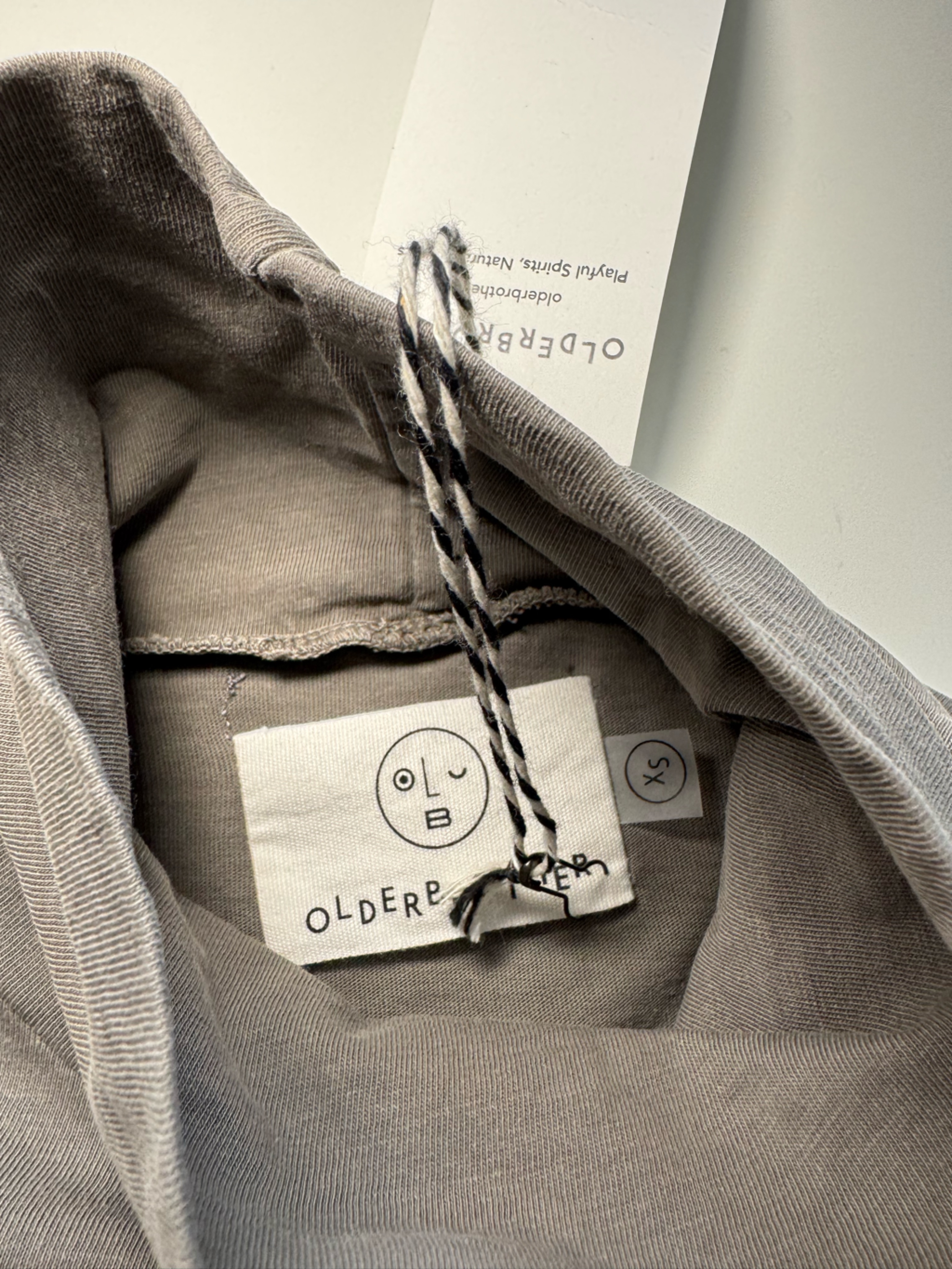 Olderbrother Long Sleeve Turtleneck Organic Japanese Cotton Shirt Men’s Size Xs — image 8 of 8